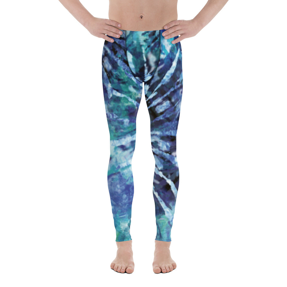 Men's Leggings blue-purple