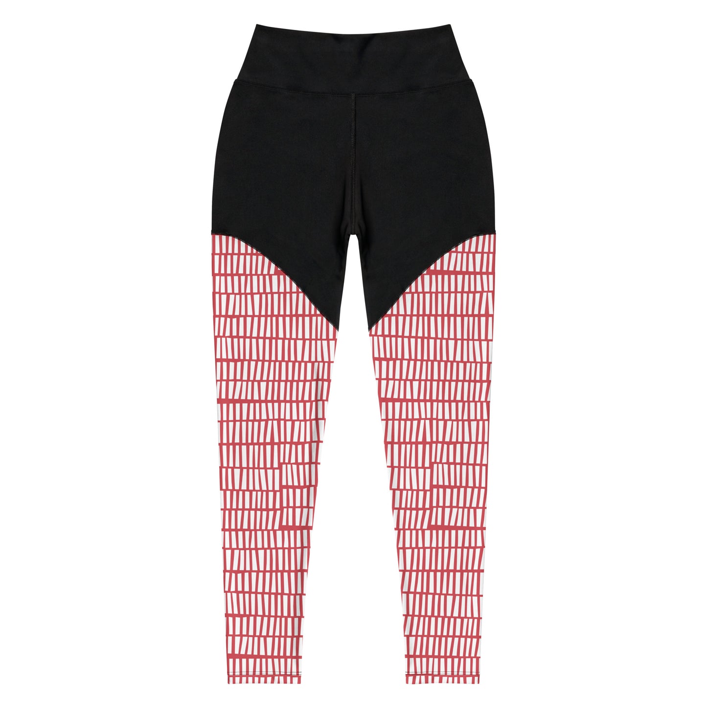 Sports Leggings black-red