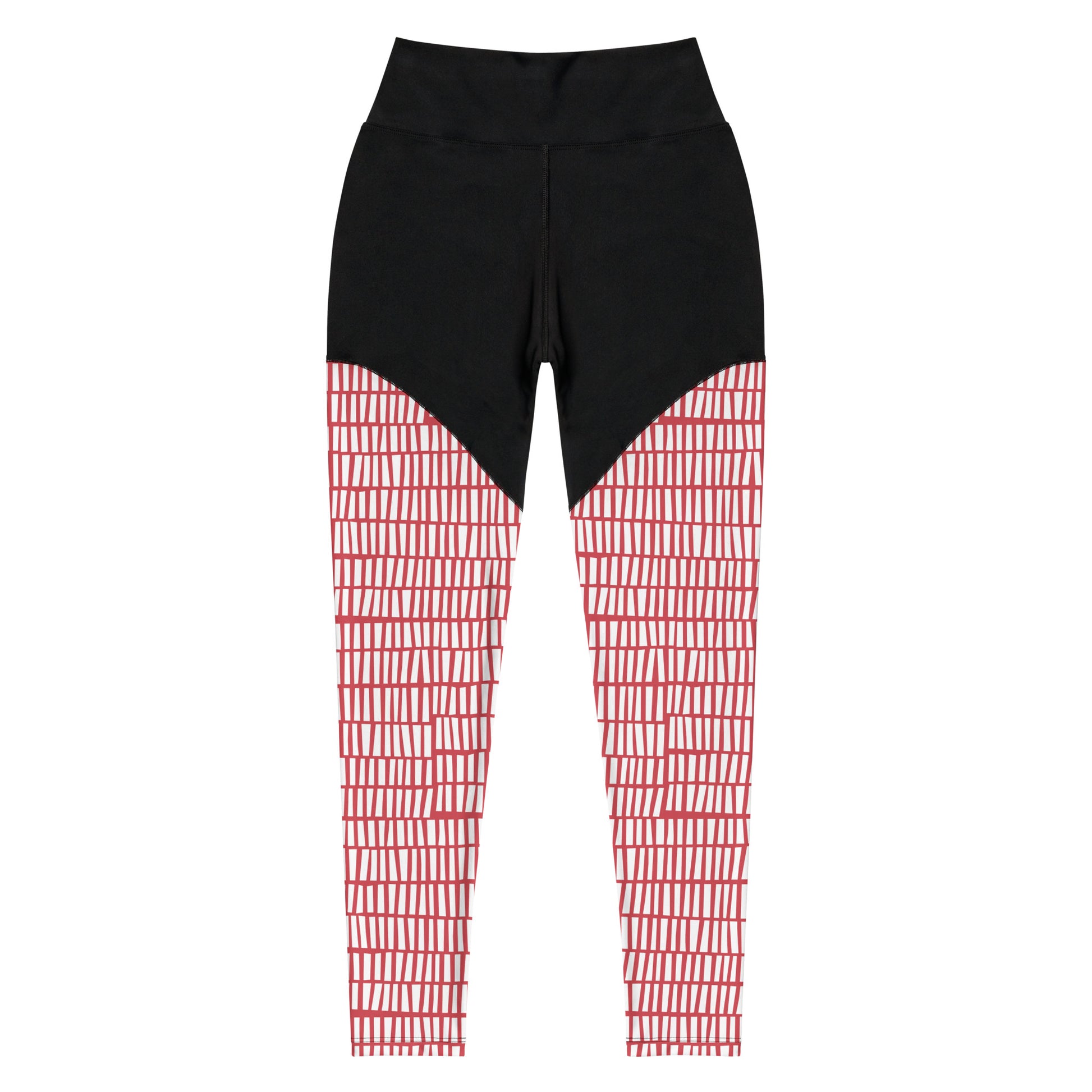 Sports Leggings black-red