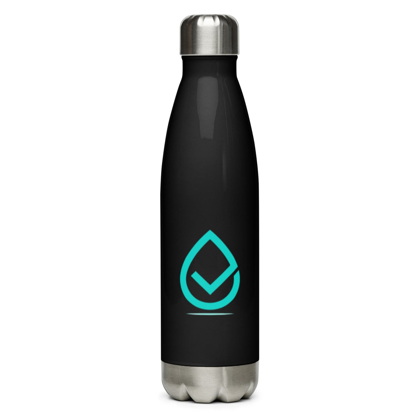 Stainless steel water bottle DROP 500ml-black