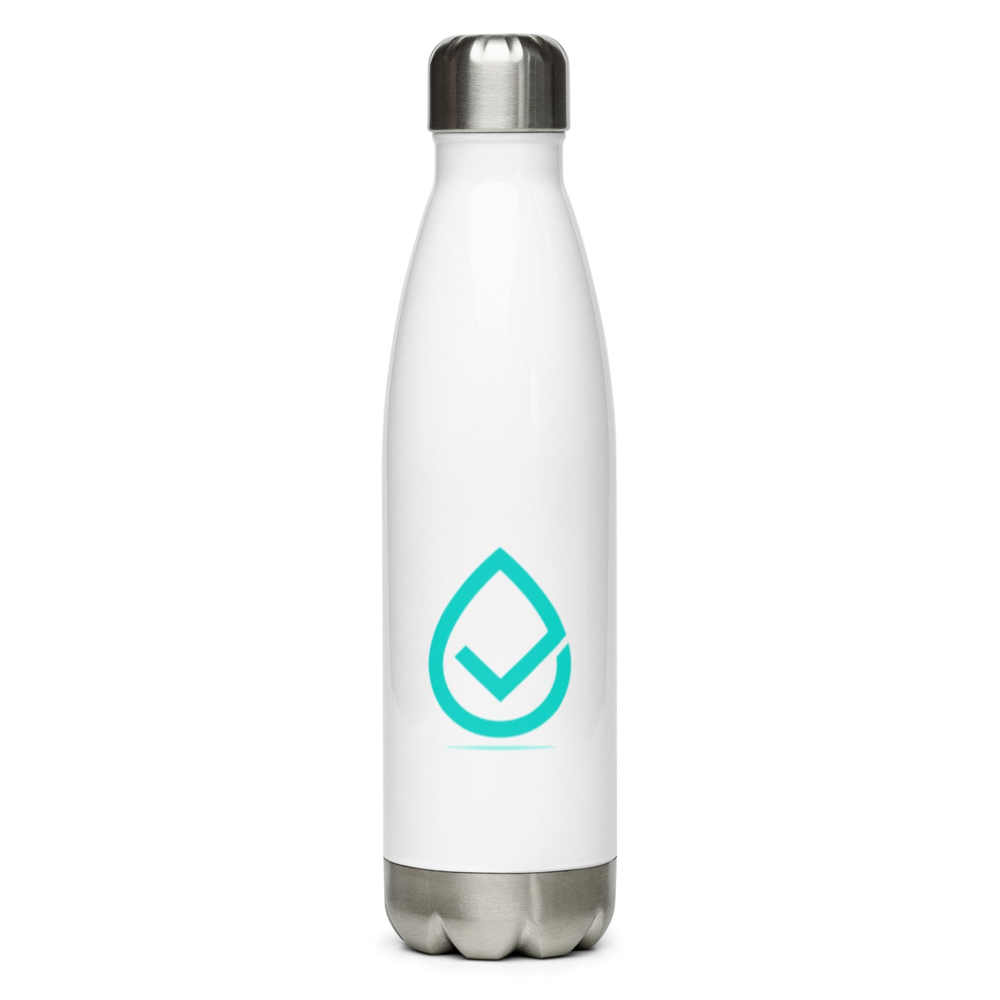 Stainless steel water bottle DROP 500ml-white