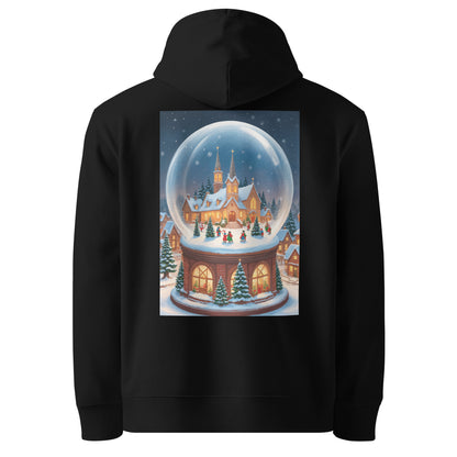 Unisex Hoodie essential eco Christmas ball-black