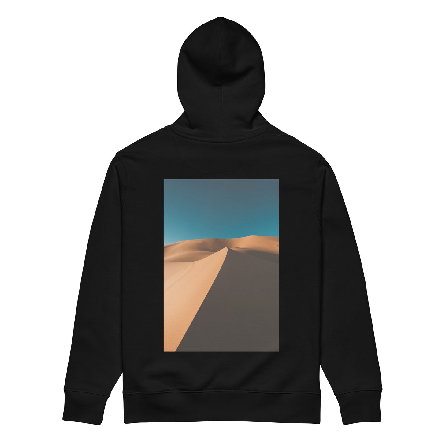 Unisex hoodie eco essential Desert sky-black