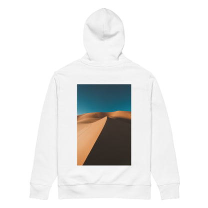 Unisex hoodie eco essential Desert sky-white