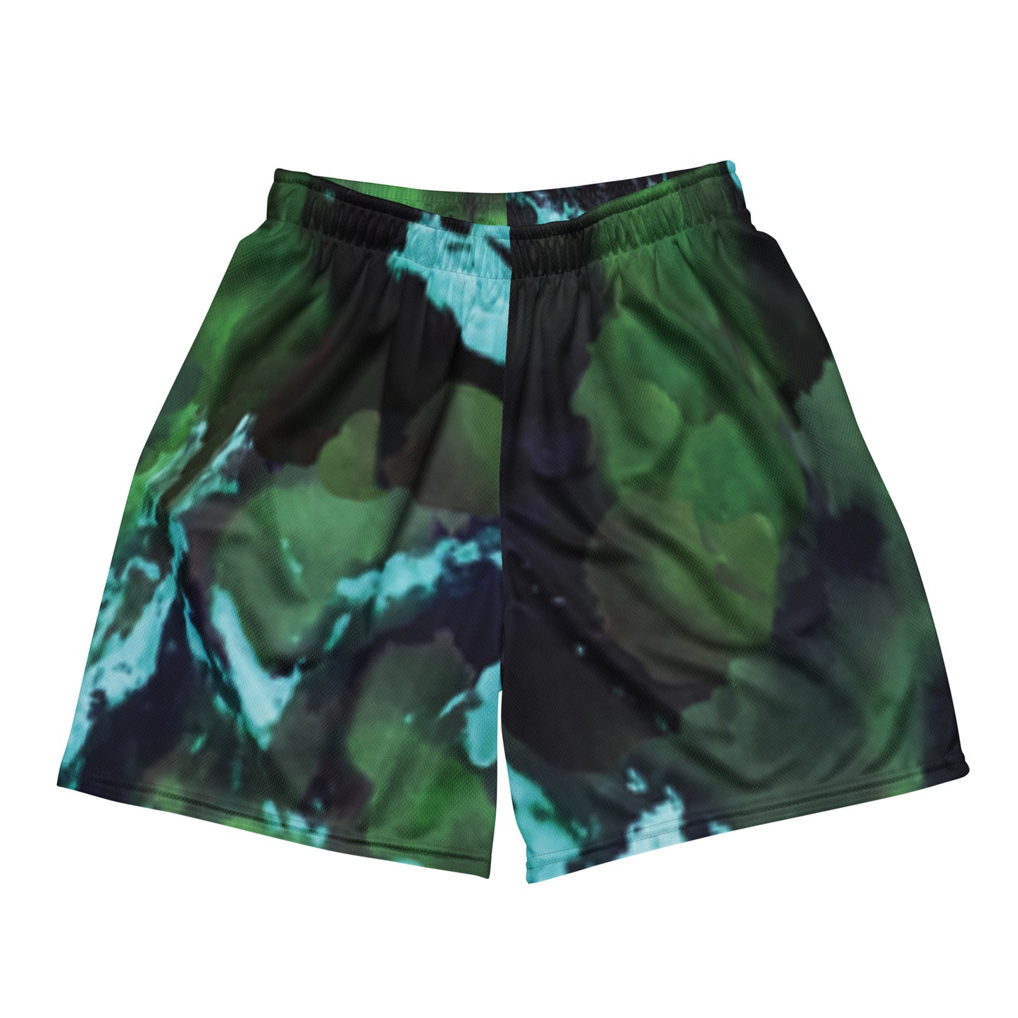 Unisex mesh shorts green