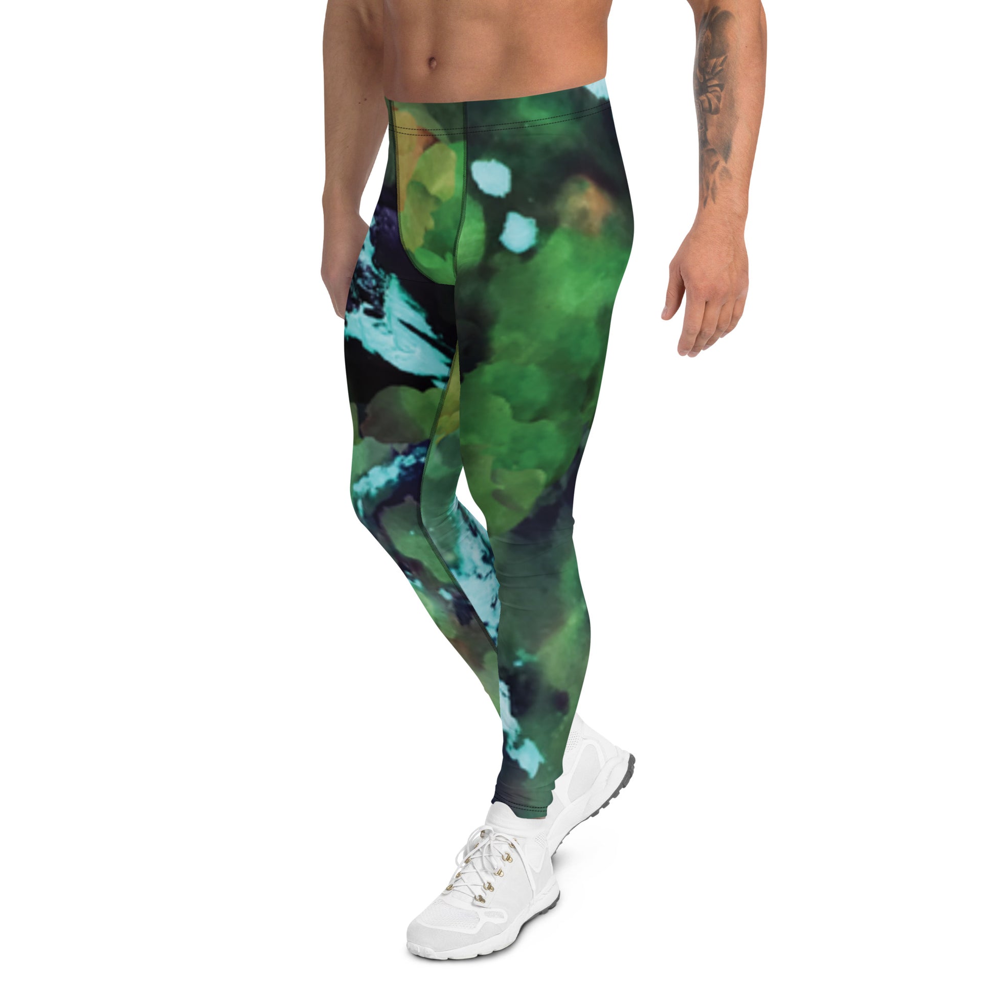 all-over-print-mens-leggings-green-left