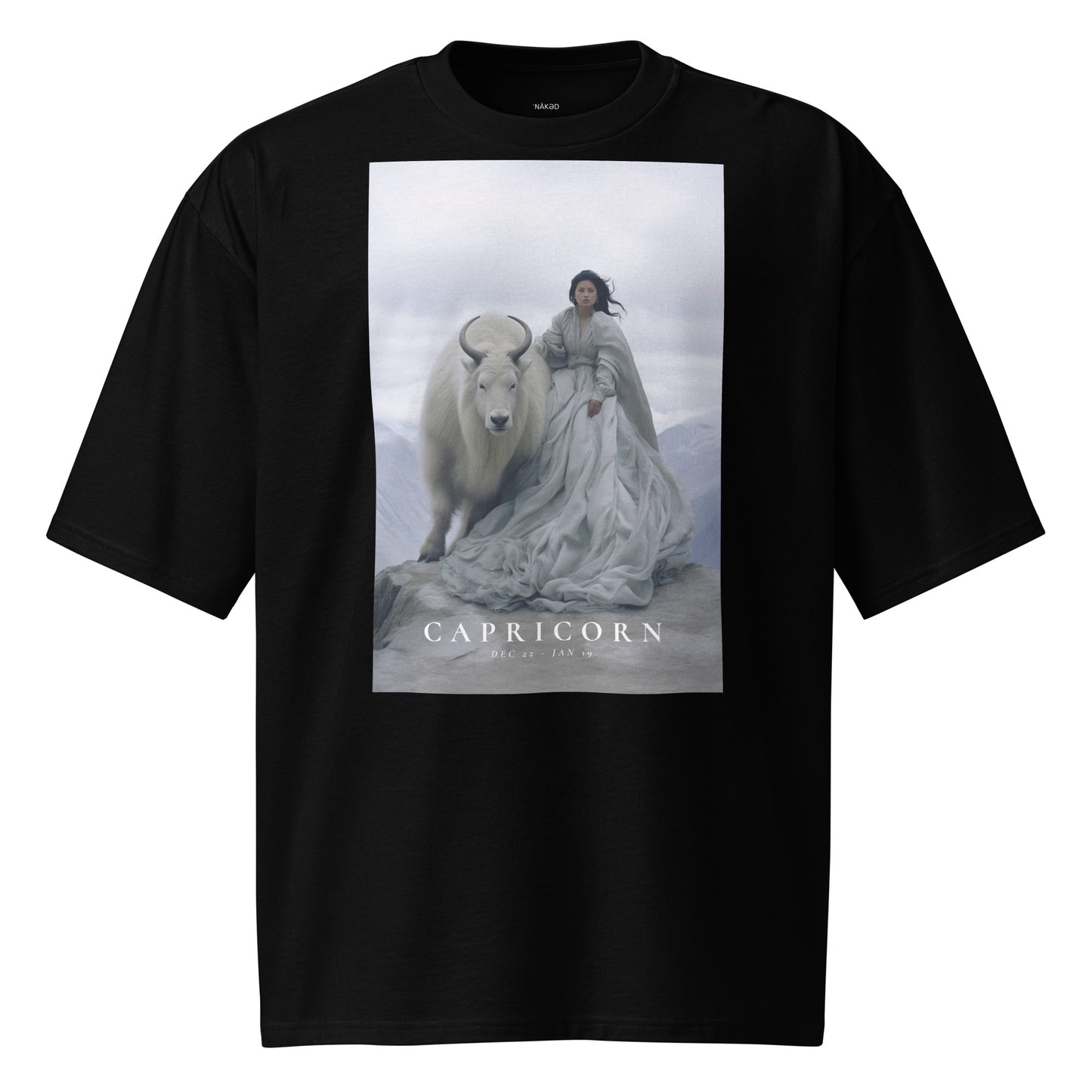 Oversized heavyweight Women's T-Shirt Capricorn