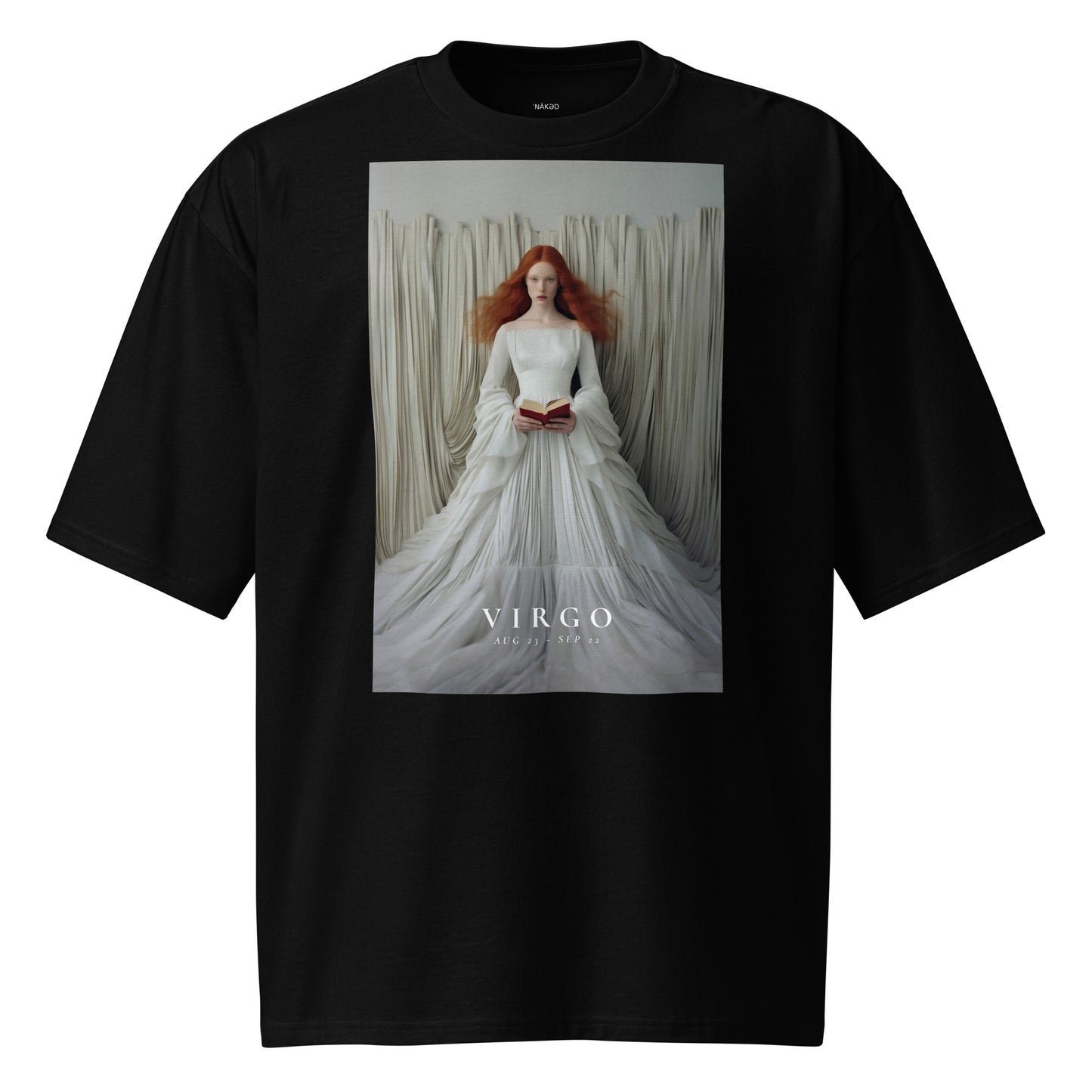 Oversized heavyweight Women's T-shirt Virgo