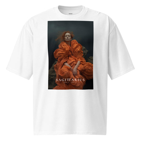 Oversized heavyweight Women's T-shirt Sagittarius