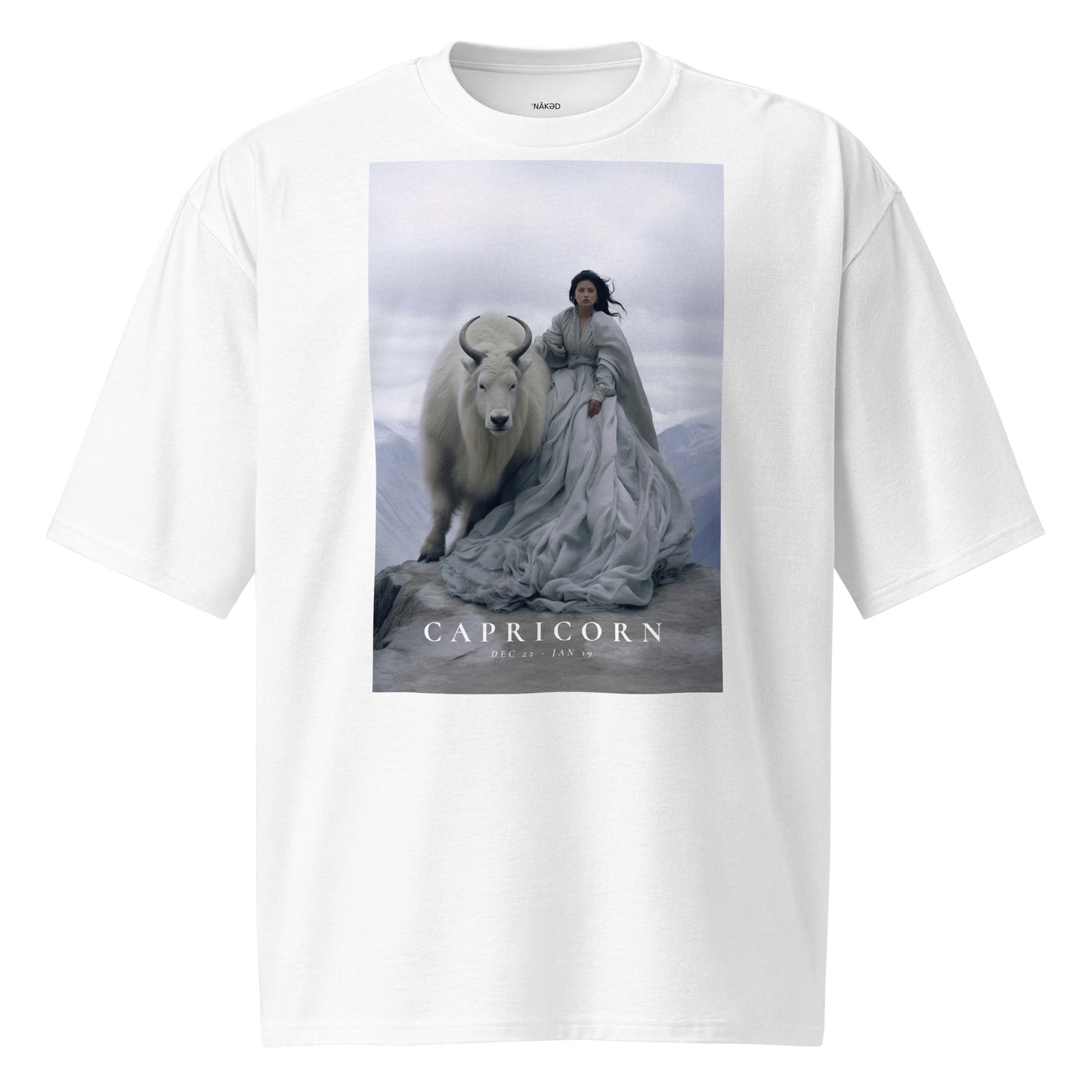 Oversized heavyweight Women's T-Shirt Capricorn